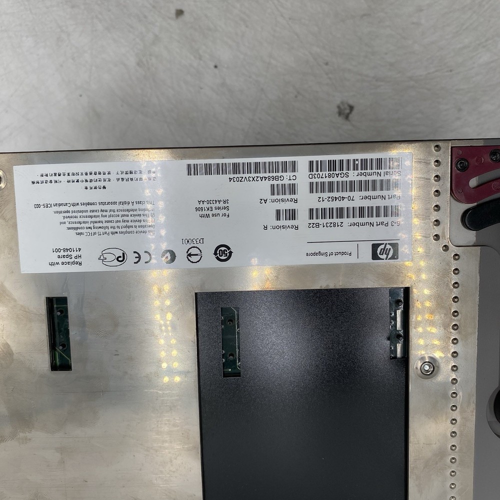 LOT OF 2 HP STORAGEWORKS MODULAR SMART ARRAY 1000