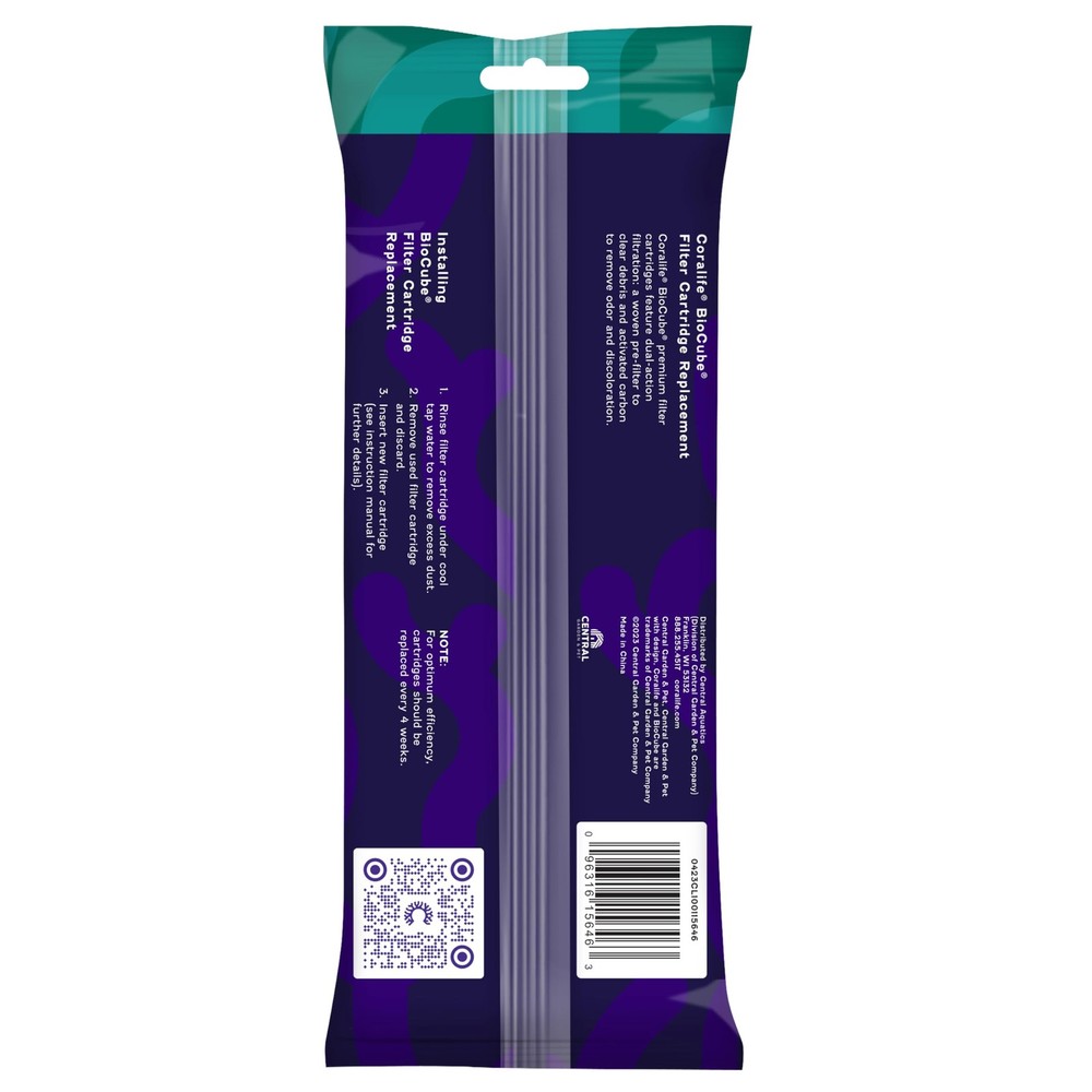 2 Pack Aquarium Filter Cartridges Replacement BioCube Water Filter