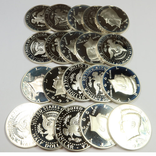 90% Silver Proof Kenny Half Dollar