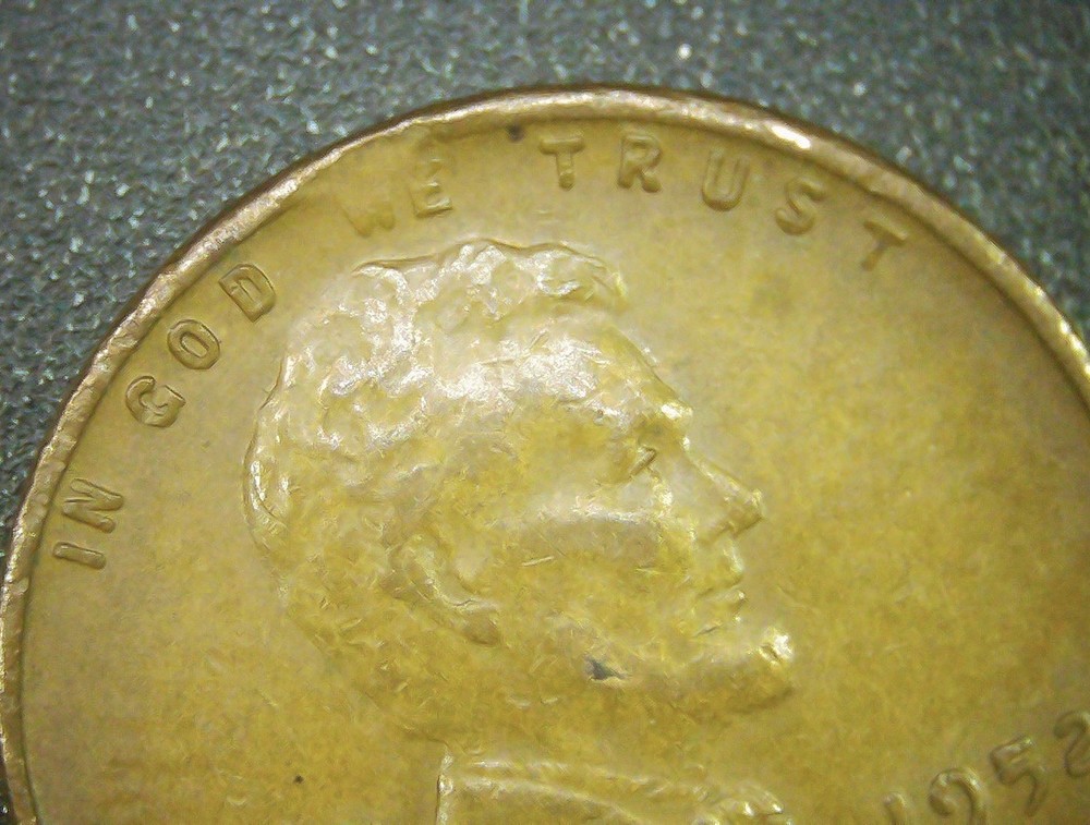 1952 S Wheat Cent “Small Clipped Planchette ”
