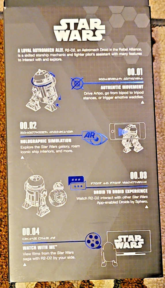 Sphero Star Wars R2-D2 App-Enabled Remote Control Droid Robot Toy
