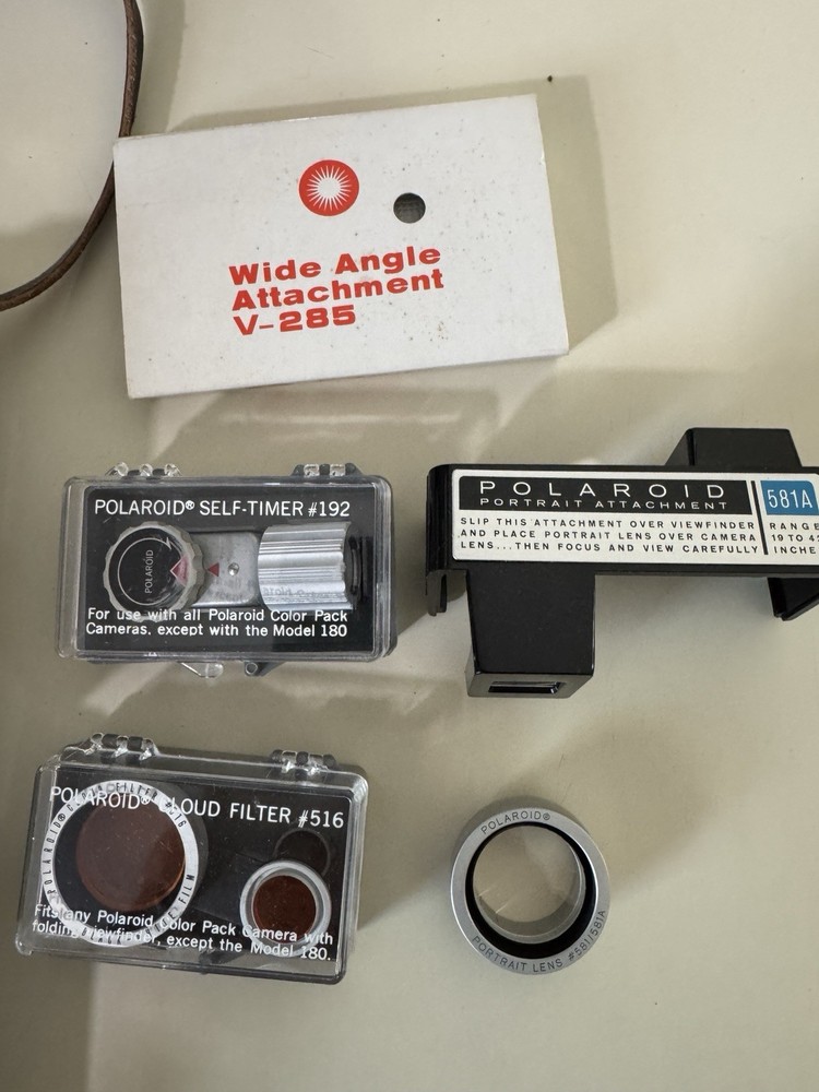 Vintage Polaroid Automatic 250 Land Camera + Accessories SHIPS SAME DAY