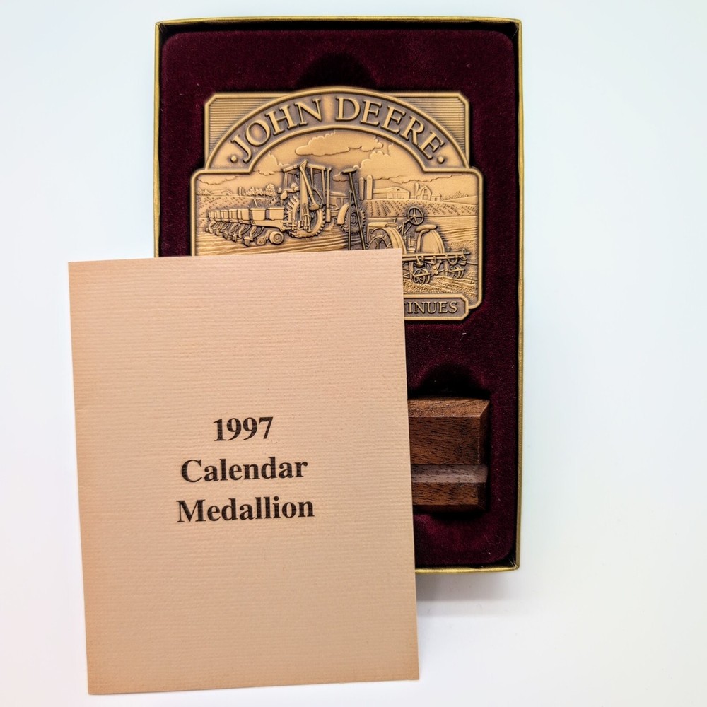 John Deere 1997 Calendar Medallion