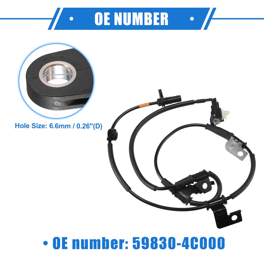 Front Right ABS Wheel Speed Sensor Passenger Side for Kia Optima 2012-2016