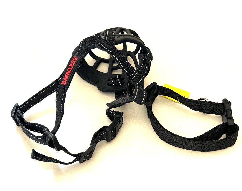 Barkless SILICONE BASKET DOG MUZZLE Size 3