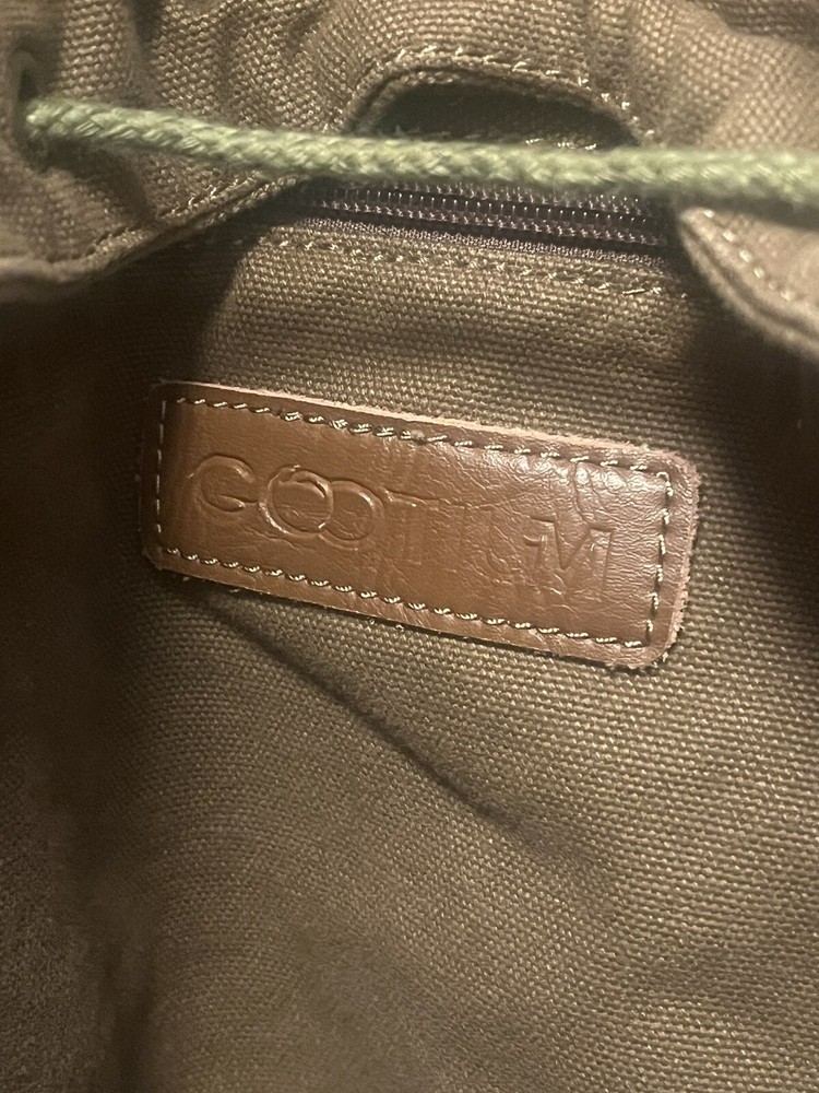 Gootium Thick Canvas Cinch Rucksack Backpack