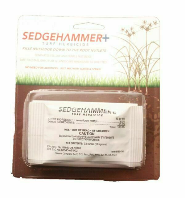 Sedgehammer Plus 13.5 Gram- Halosulfuron Herbicide Nutsedge Killer