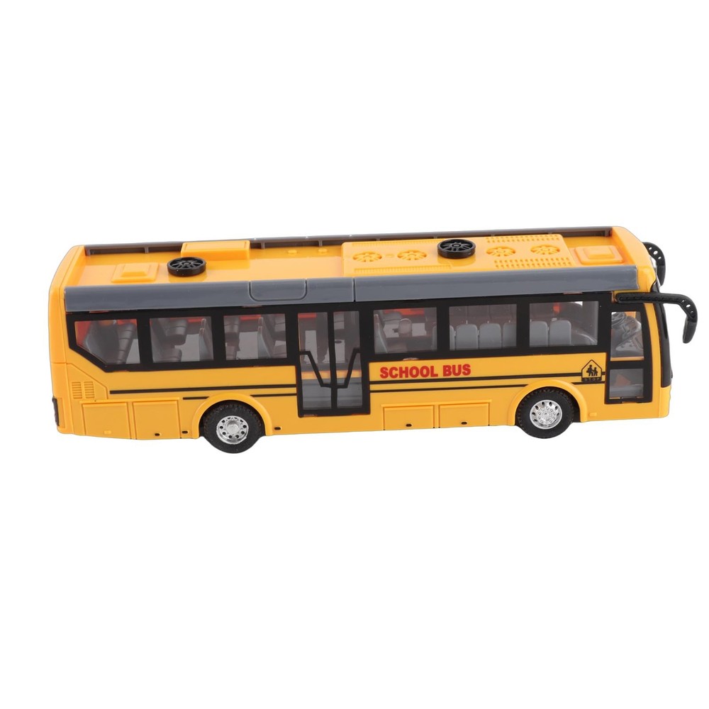 Yellow Remote Control Bus High Simulation All Directions Driving Recharge WT