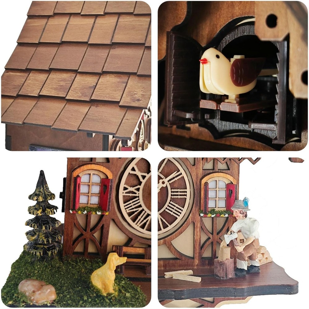 Handcrafted Black Forest Retro Cuckoo Clock