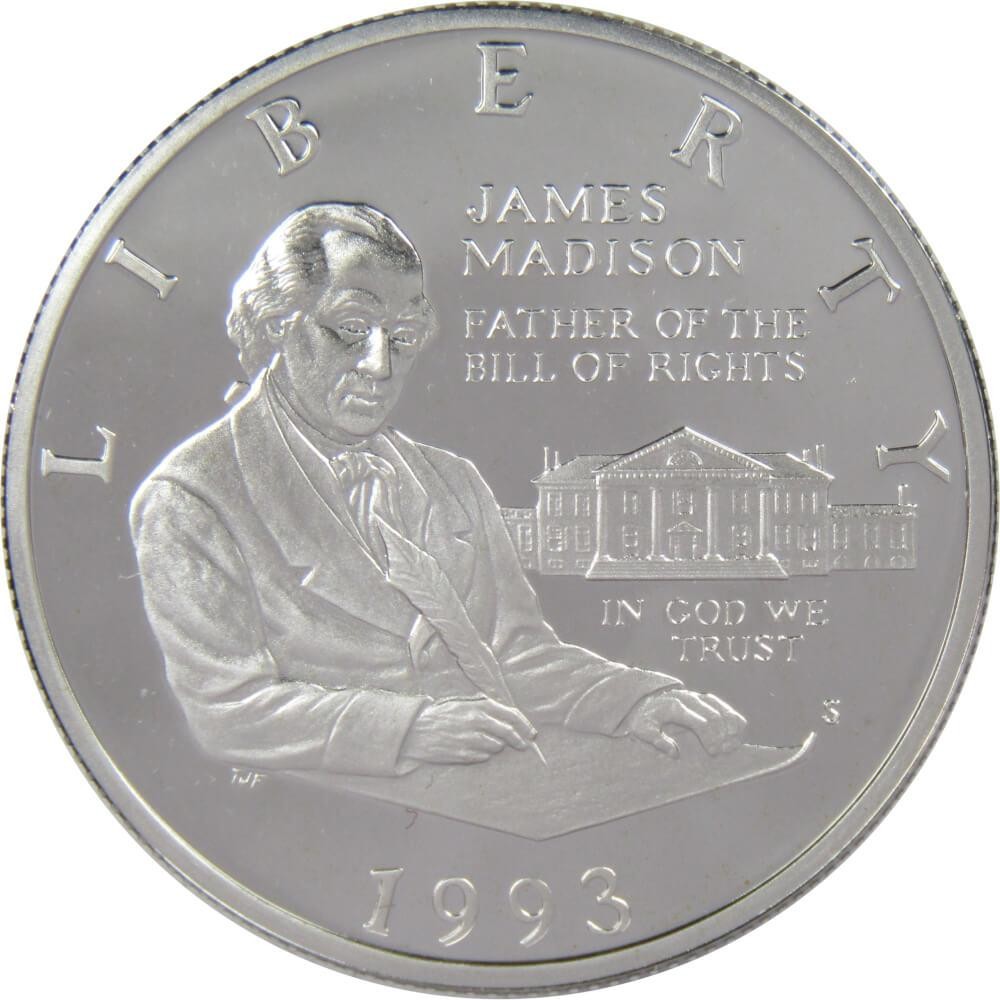 1993 S Bill of Rights Commemorative Silver Half Dollar Proof 50c Coin