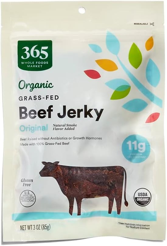 , Organic Original Beef Jerky, 3 Ounce