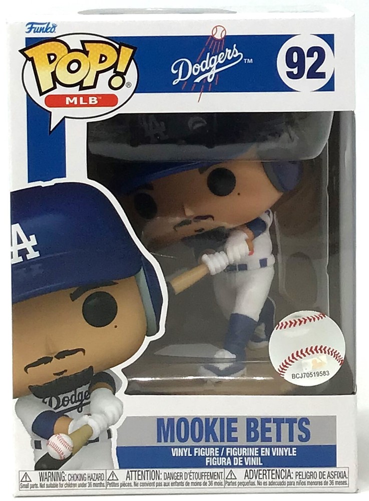 Funko Pop! MLB LA Dodgers Kookie Betts #92 with POP Protector