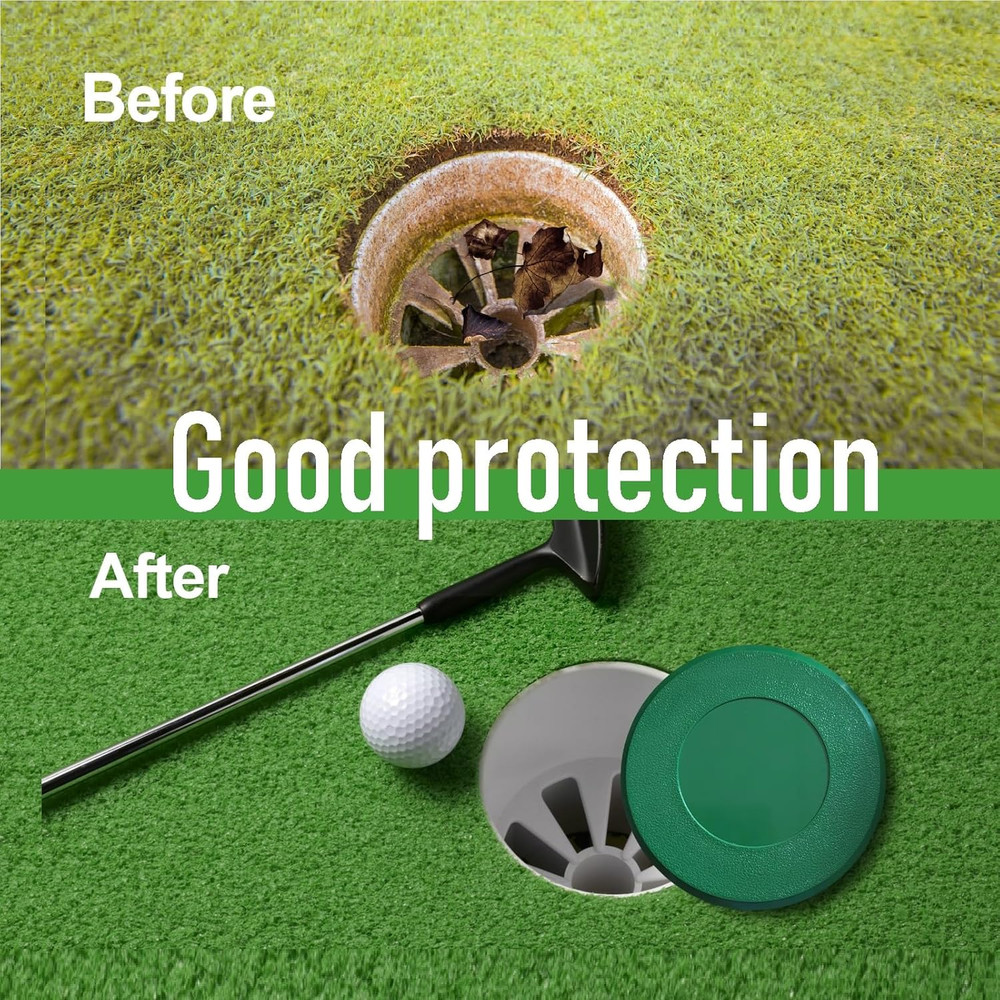 Golf Hole Cup Covers Universal Dimensions for Putting Practice Training Meets...