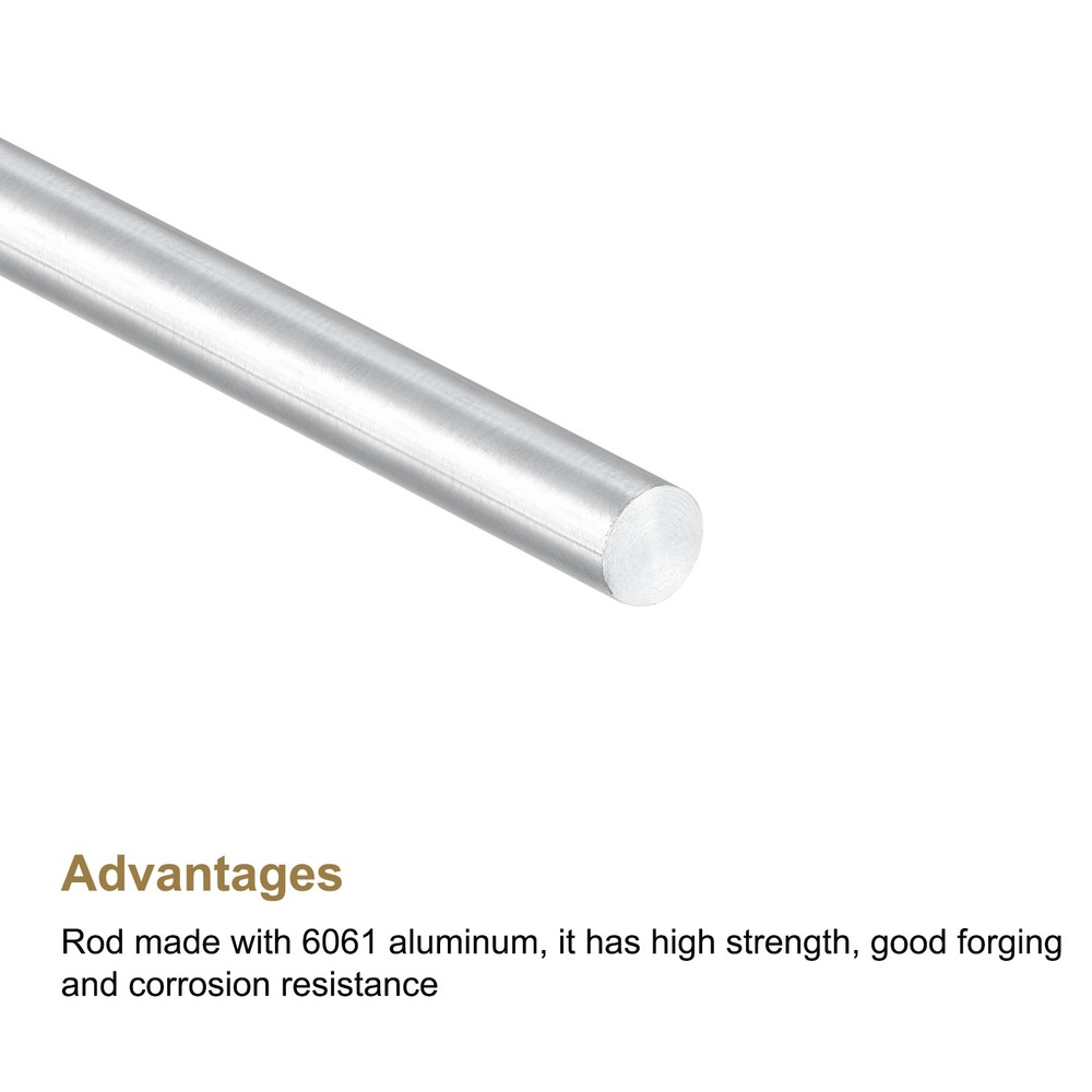 1Pcs 10mm Diameter 300mm Length Aluminum Solid Round Rod