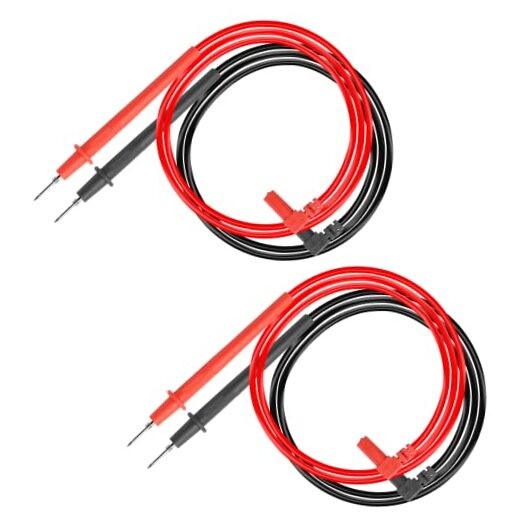 2pcs Multimeter Test Leads, Electrical Meter Test Leads Probe, Right Angle