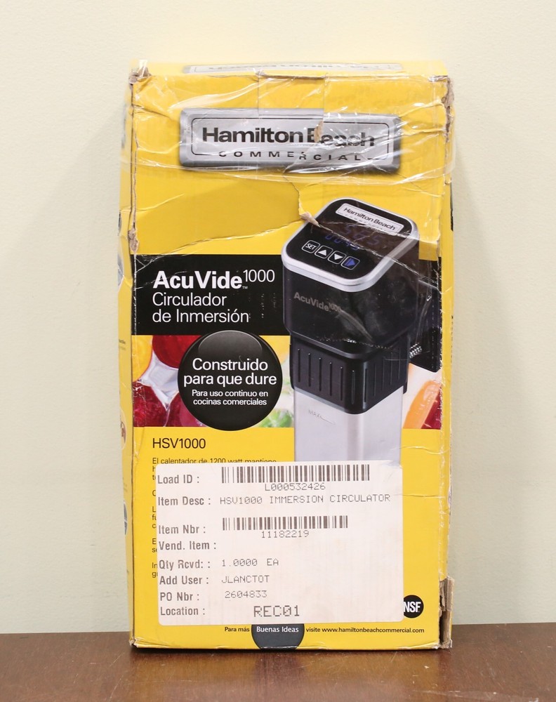 Hamilton Beach HSV1000 Acu Vide™1000 Immersion Circulator