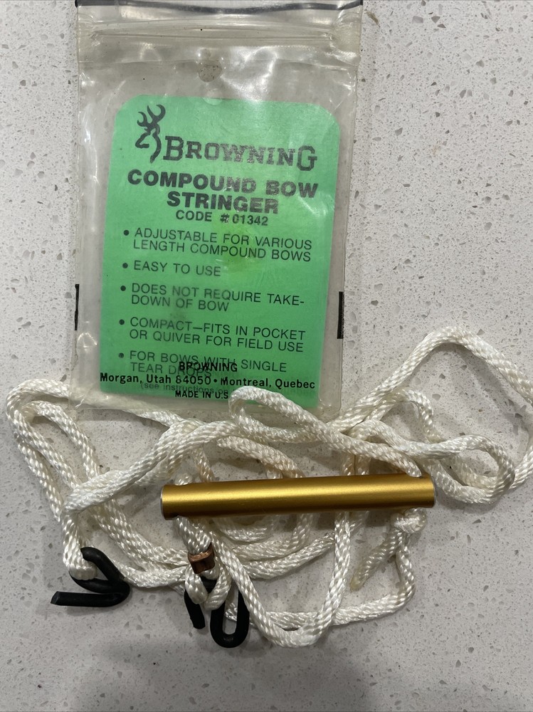 Browning Archery Compound Bow Stringer Code #01342 VINTAGE RARE