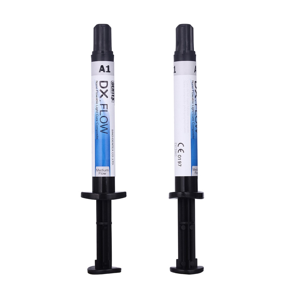 Dental Dentex A1 Medium Flow Flowable Light Cure Composite Resin Syringe