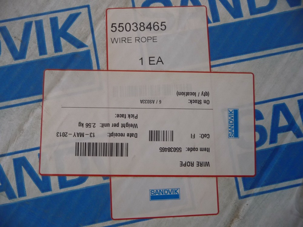 Sandvik 55038465 Wire Rope