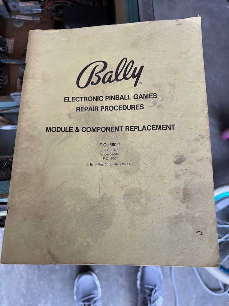 Bally Electronic Pinball Games Repair Procedures Module Component Replacement