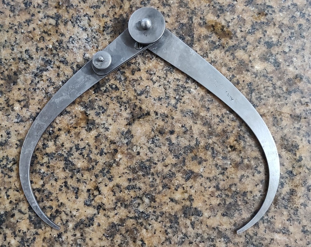 🗽VINTAGE STARRETT 10" ID/OD CALIPER 1920