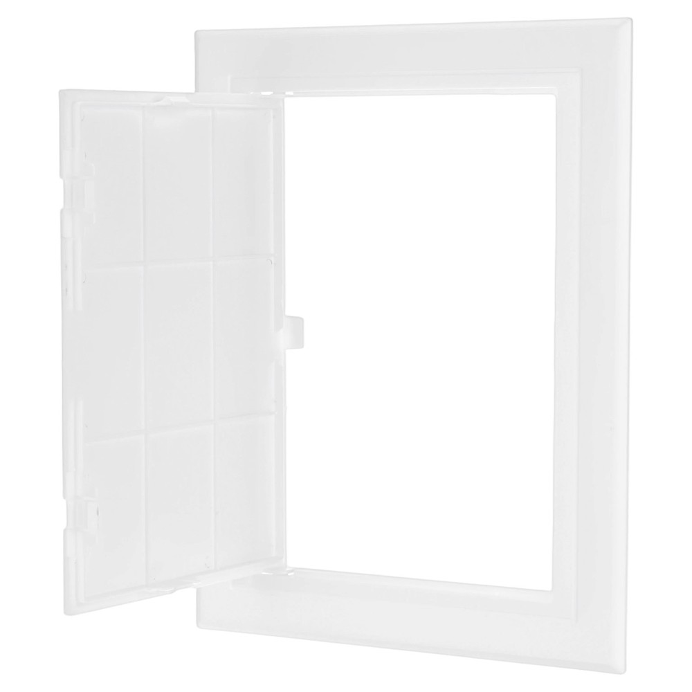 1-Pack Access Panel for Drywall, 5.7x8" Plastic Wall Hole Cover [White]
