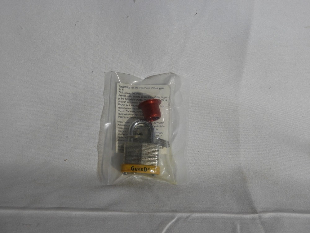Kel-Tec CNC Trigger Lock #395 with Padlock & 2 Keys