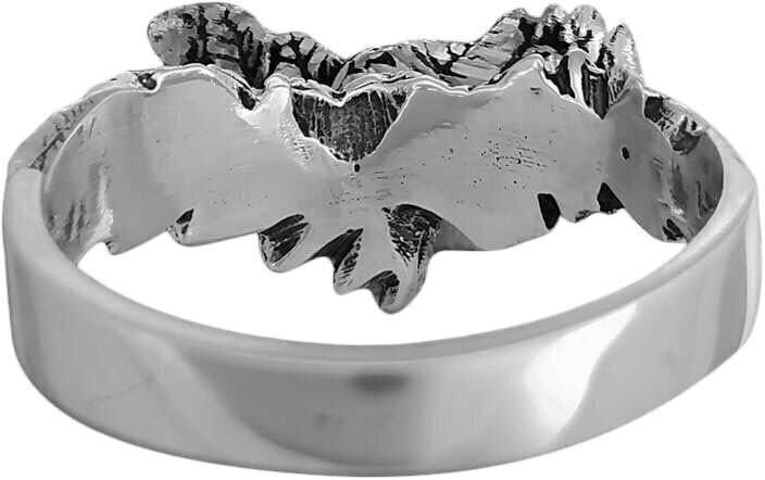 Diamond Cut Flower Crown Ring