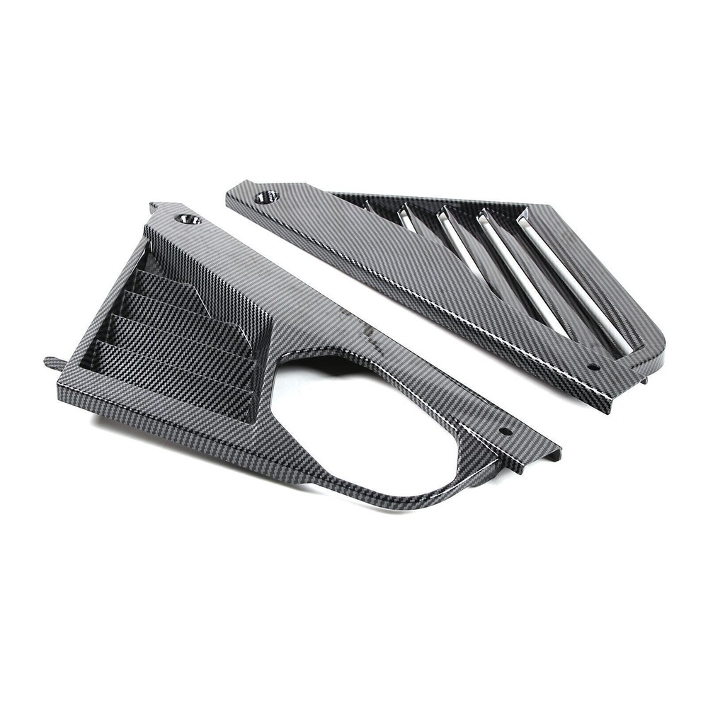 For Corvette C8 Stingray Coupe Carbon Black Engine Hood Bay Side Panel Cover US