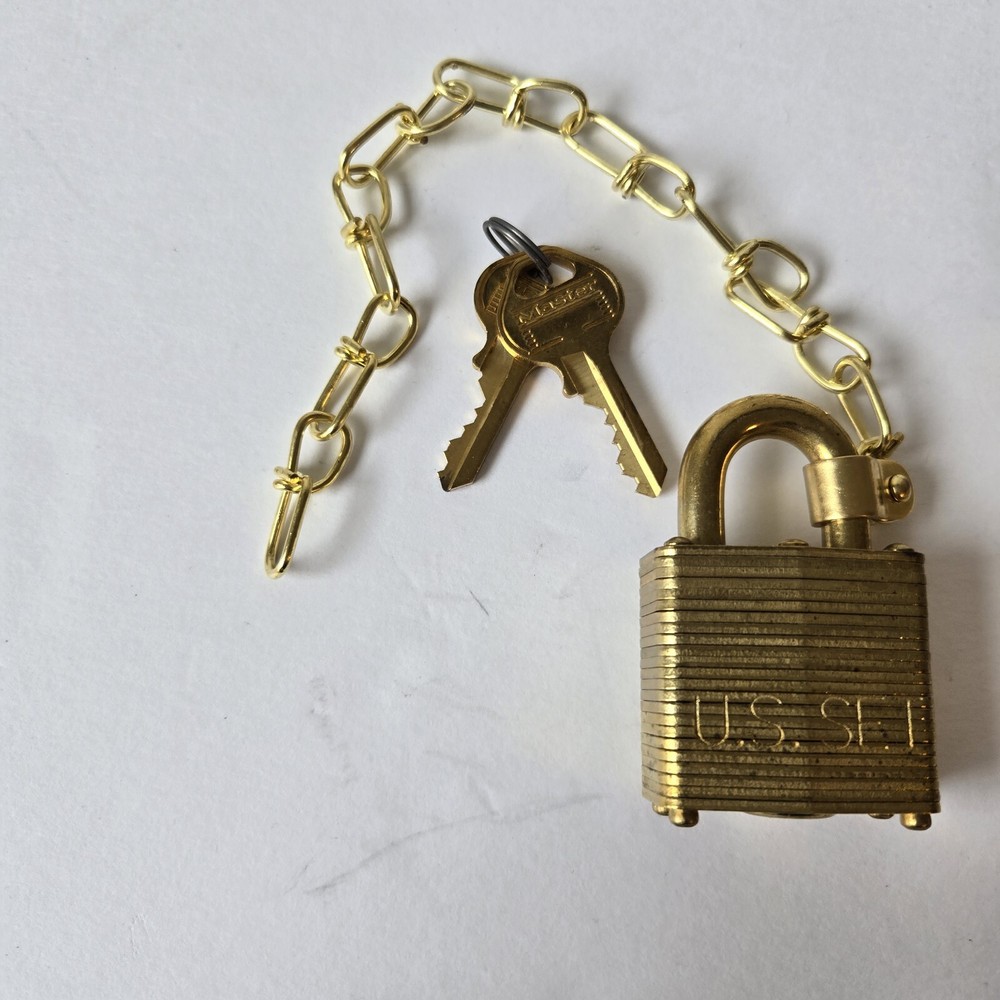 3 New Master Lock Commercial Padlocks Two Keys per Padlock