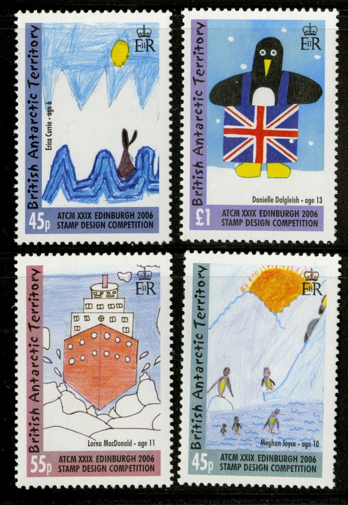 British Antarctic Territory   2006   Scott # 365-368   Mint Never Hinged Set