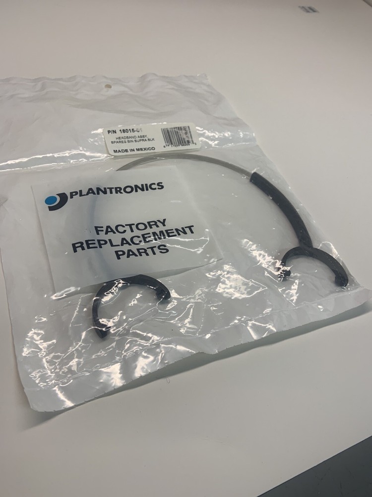 Plantronics H61 Black Headband Headsets