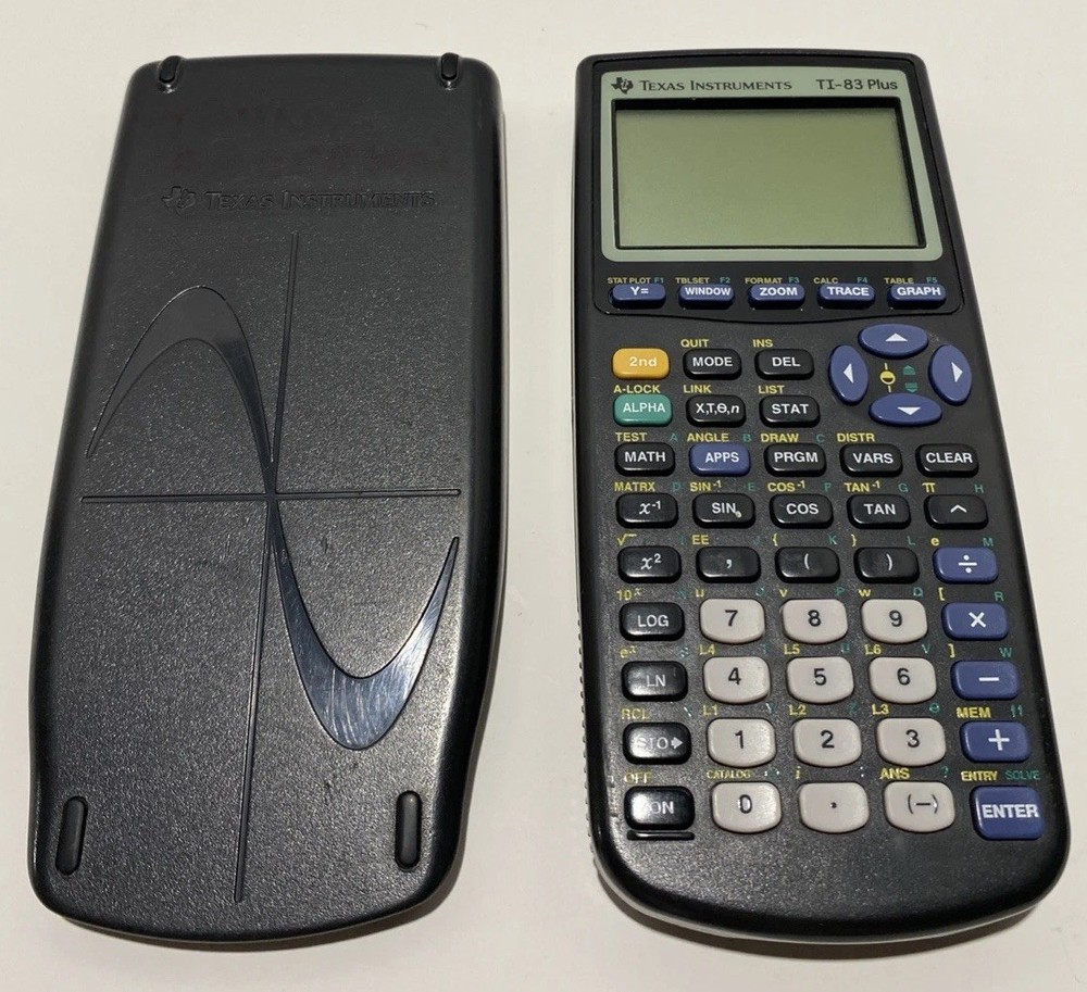 Texas Instruments TI-83 Plus Graphing Calculator Tested And Working