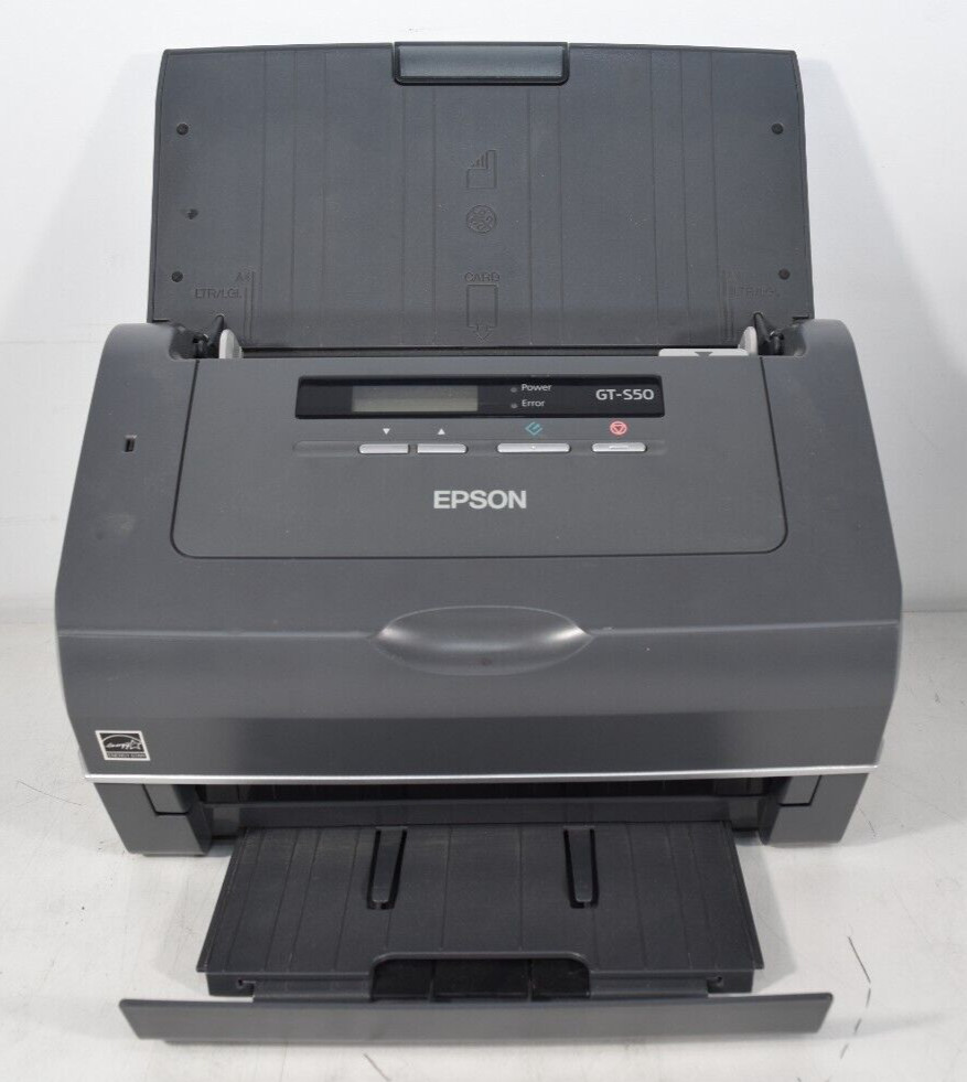 Epson GT-S50 Color Sheetfed Document Scanner Read Description