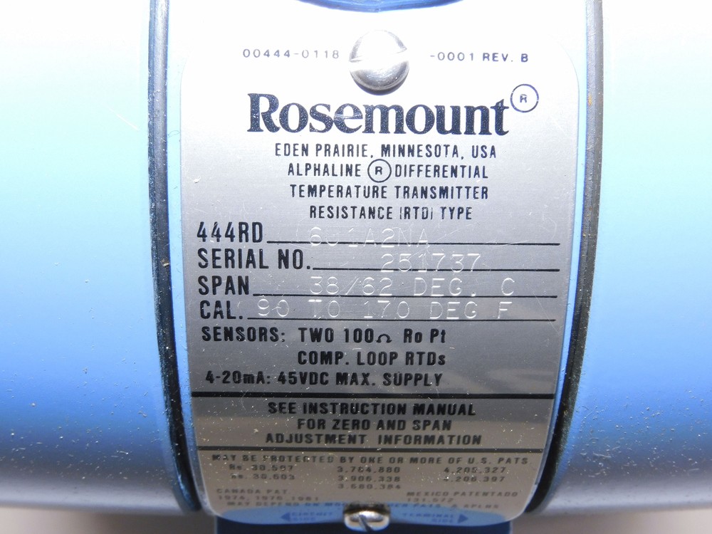 ROSEMOUNT 444RD6U1A2NA NSMP