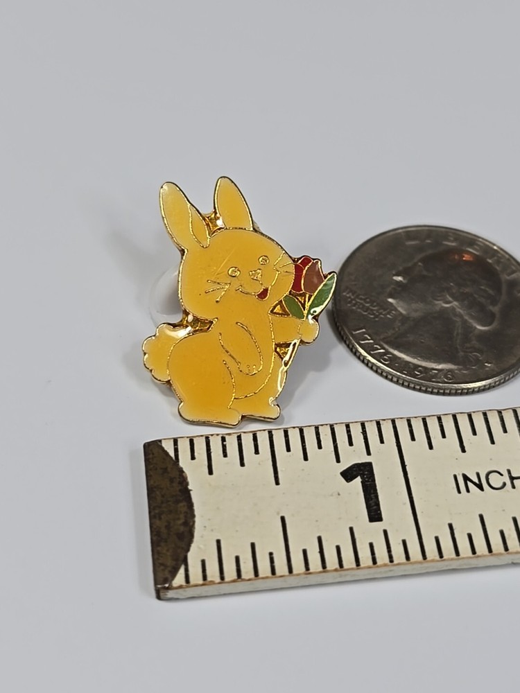 Bunny Rabbit With Tulip Flower
