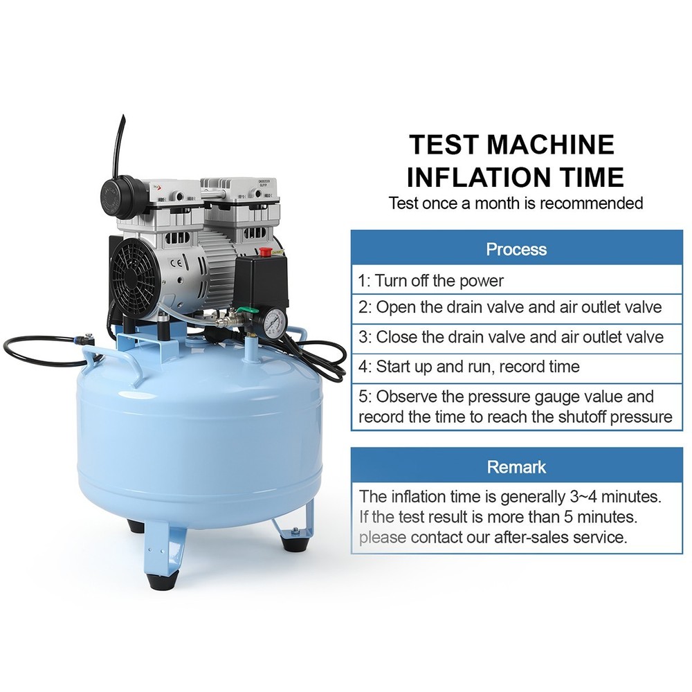 Dental Unit Chair Computer Control /Delivery Unit Adjustable/Air Compressor 40L