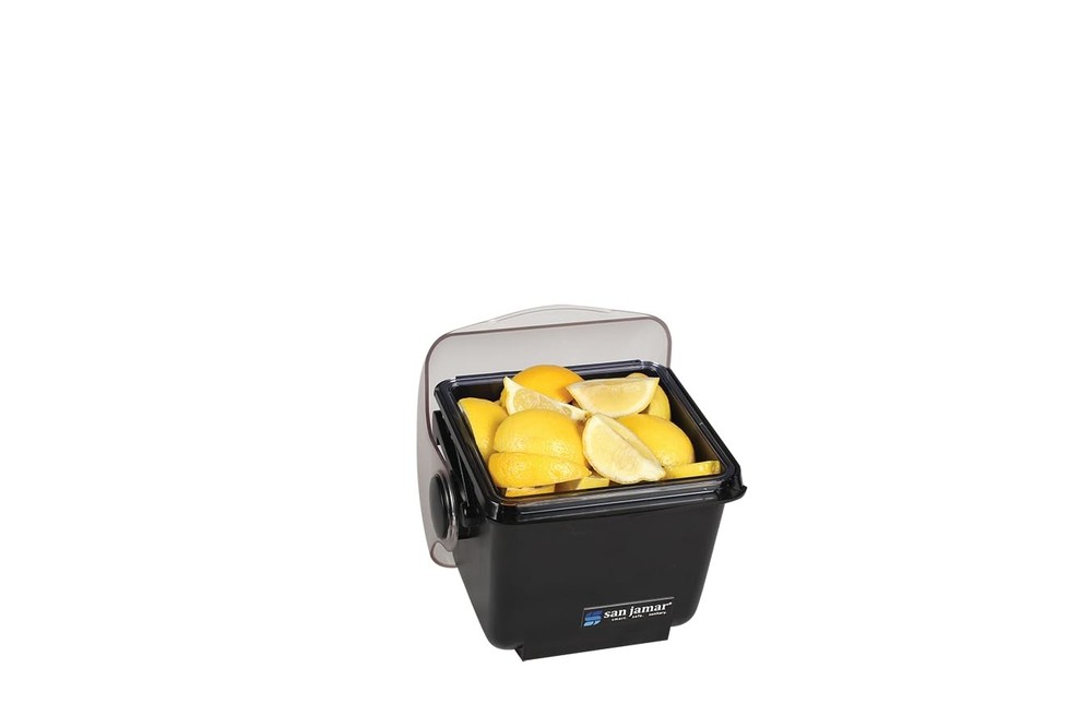 San Jamar Mini Dome Chillable Condiment Holder with Lid for Kitchen, Bar
