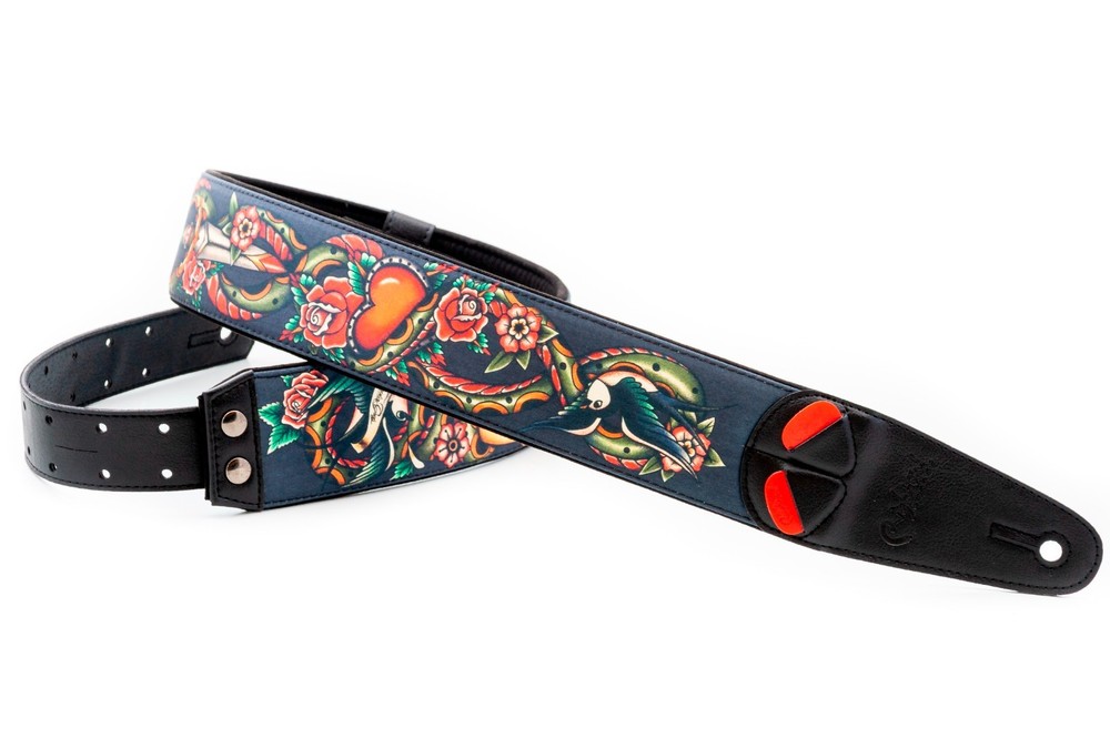 RightOn! Mojo Tattoo Guitar Strap