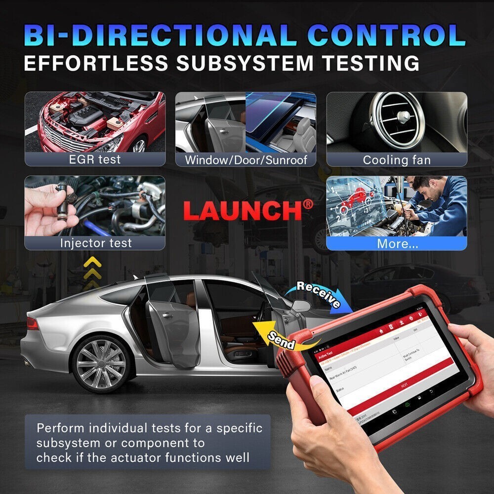 LAUNCH CRP919XBT Bidirectional Bluetooth Diagnostic Scanner ECU Reader