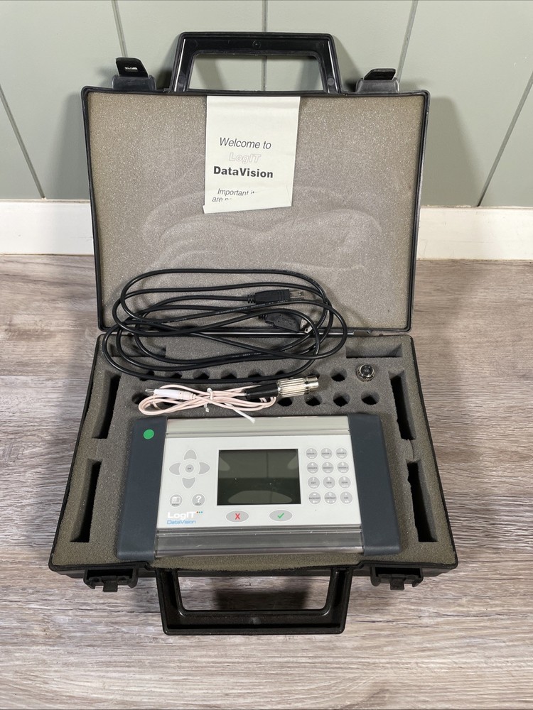 LogIT DataVision Data Logger Interface w/ Hard Case & Cables – Untested As-Is