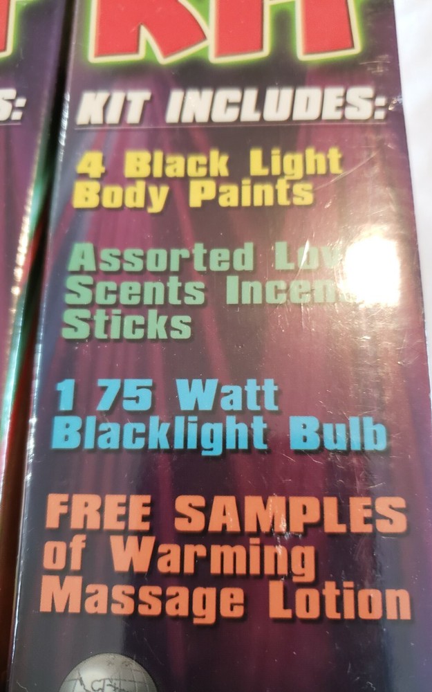 Pipedream Black Light Body Paint KIT!