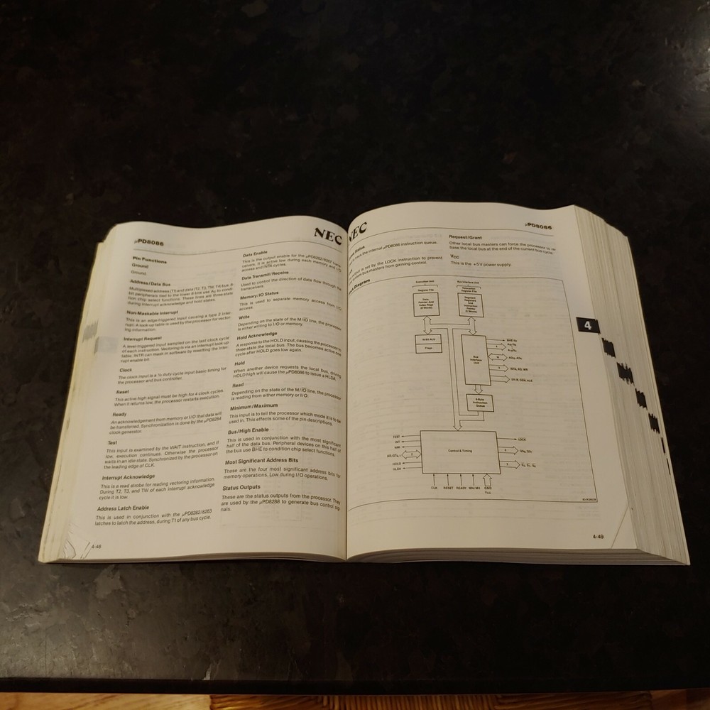 1987 NEC Microcomputer Products Vol 2 of 2. Microprocessors, Peripherals, DSP