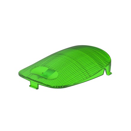 United Pacific 37053 Dome Light Lens, Rectangular, for 2006+ Peterbilt, Green