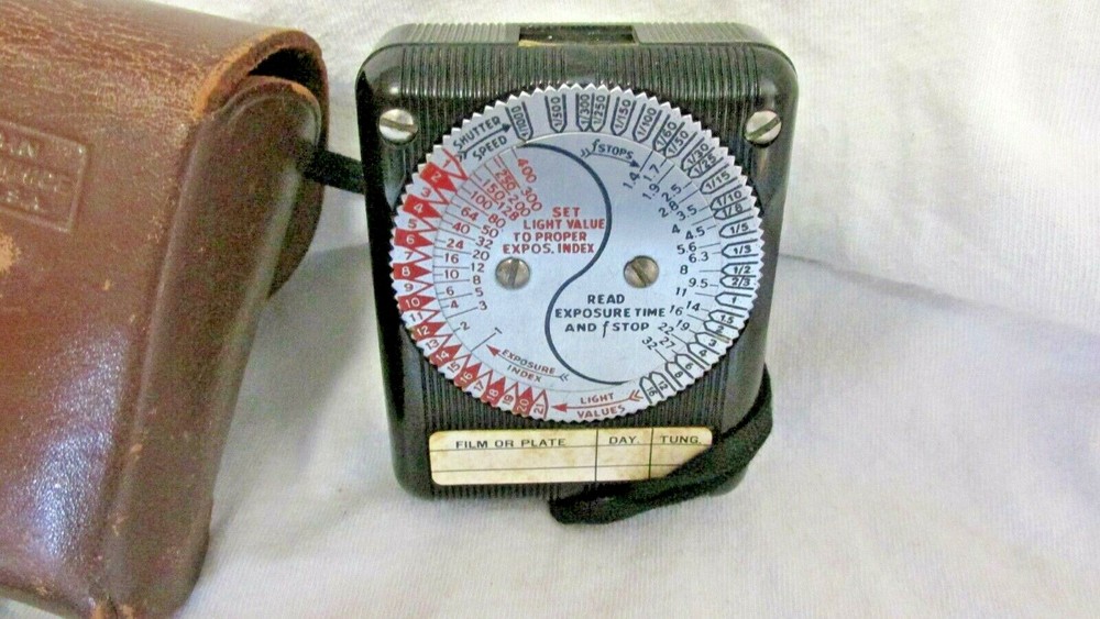  Vintage Light Exposure Meter GM Standard Model B For Display