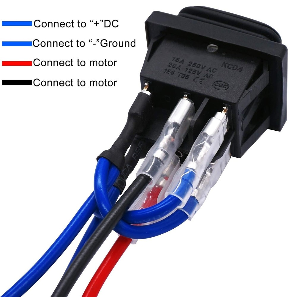 Momentary Polarity Reverse Switch Waterproof Linear Actuator 6 Pin 3 Position
