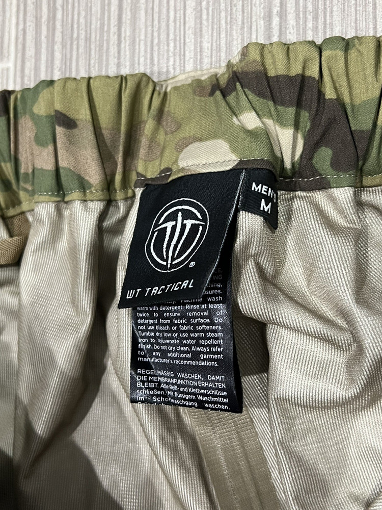 Wild Things multicam waterproof hardshell pants, Medium