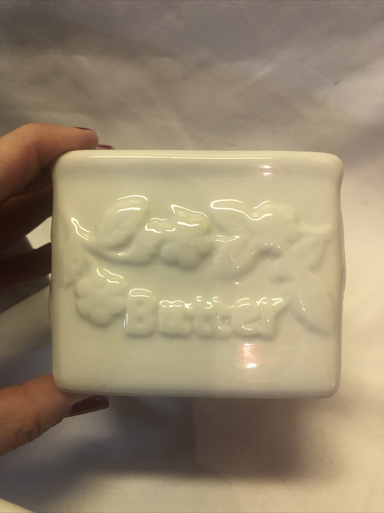 RPI - Butter keeper- White Porcelain