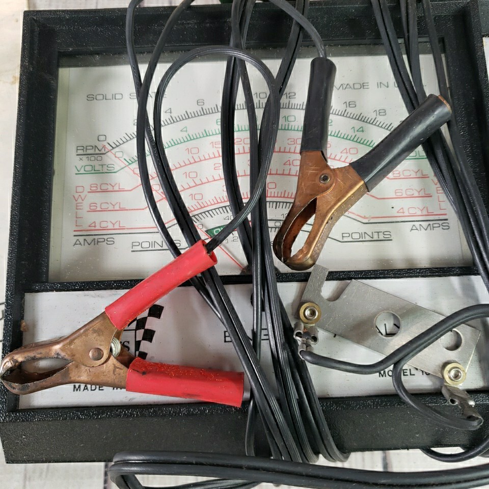 Vintage SEARS ENGINE ANALYZER Model 161-2161 Original Box 12V Ignition Systems