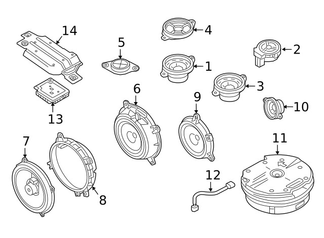 Genuine Mazda Amplifier Bracket TK78-66-9B0A